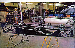 Chevron B17s under construction in early 1970.The White car in the background is #F3.70.2. desti.jpg